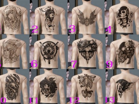 Набор татуировок от Marla Zarakorah