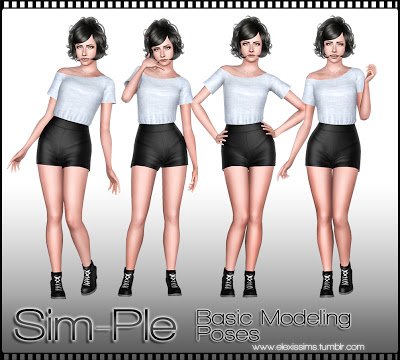 Позы Sim-Ple Model от Elexis