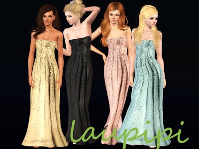 Платья Gold от Laupipi