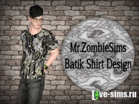 Batik Shirt Design by Mrzombiesims