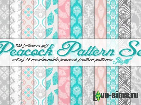 Peacock Pattern Set