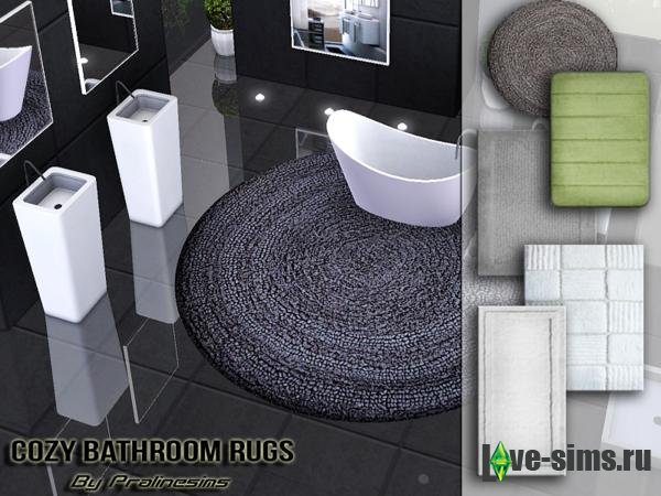 Cozy Bathroom Rugs от Pralinesims
