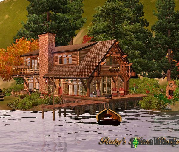 Lakeside Cabin by Ruby