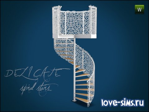 Delicate Spiral Stairs от Gosik