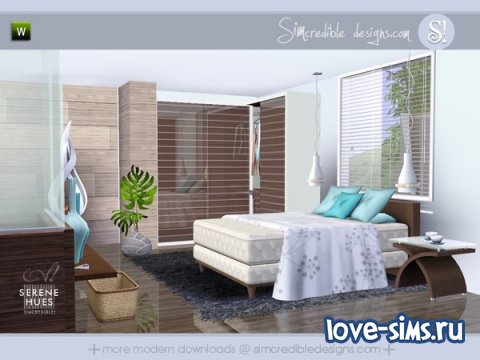 Спальня Serene Hues от SIMcredible