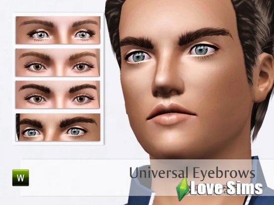 Брови Universal Eyebrows от MissDaydreams