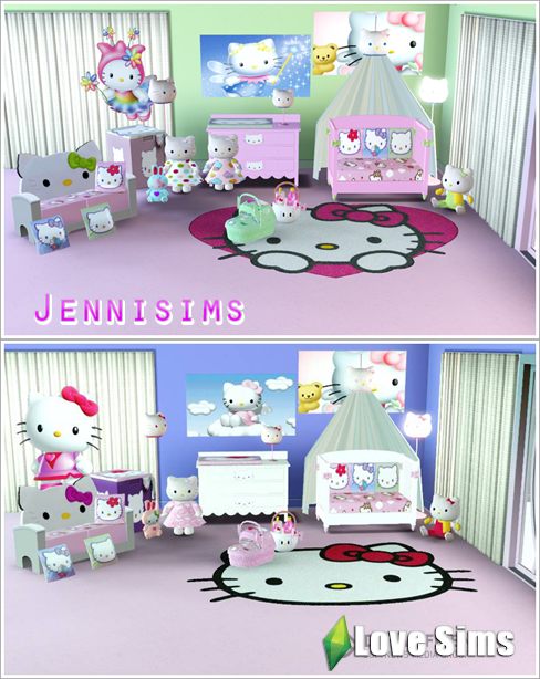 Мебель Hello Kitty от Jennisims