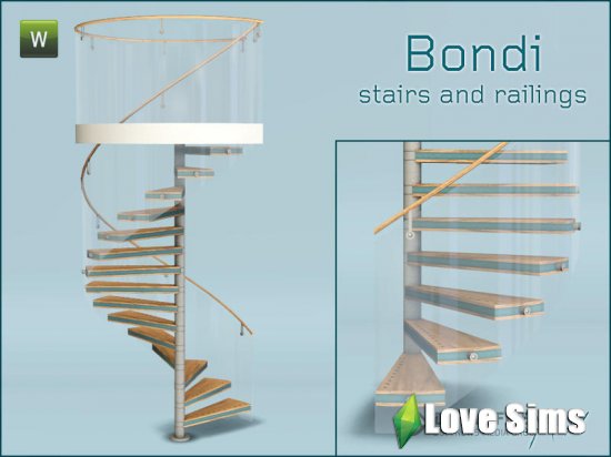 Bondi spiral stairs and railings