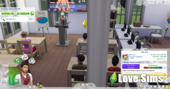 Мод The Sims 4 Get to College