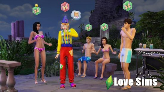 Скриншоты к дополнению The Sims 4: Веселимся вместе
