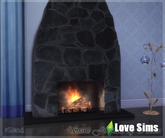Stone Fireplace от Helen
