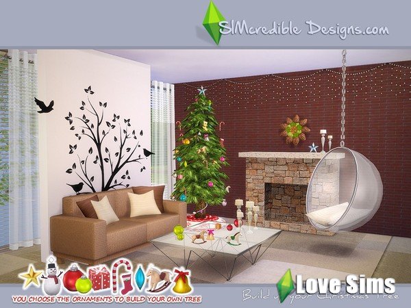 Мебель Build Christmas от SIMcredible
