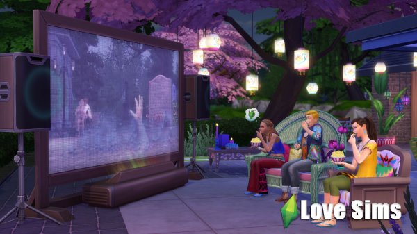The Sims 4 Домашний кинотеатр