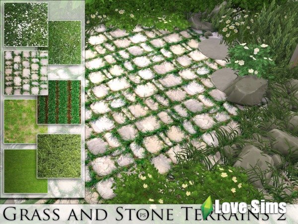 Grass and Stone Terrains 2 от Pralinesims