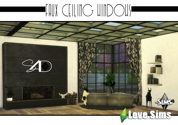 Окна Faux Ceiling от Sims 4 Designs