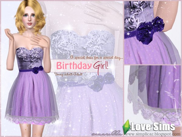 Платье Birthday Girl от Cazarella