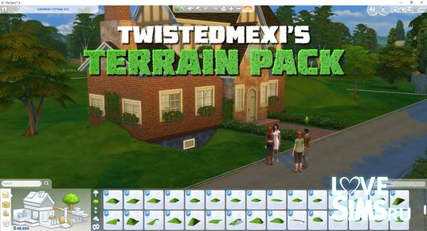 Мод на рельеф(TwistedMexi's Terrain Pack)