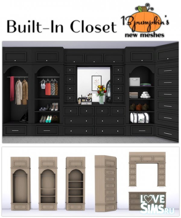 Шкаф Built-In Closet set от 13pumpkin