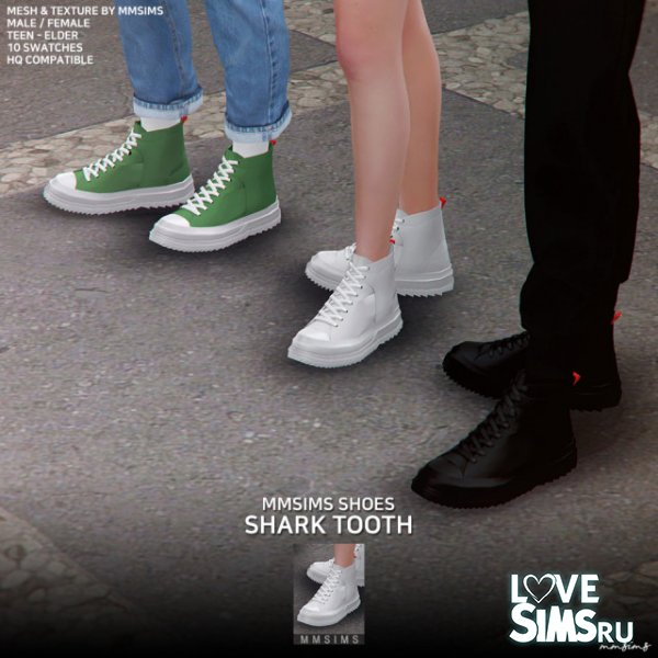 Кеды Shark tooth Sneakers