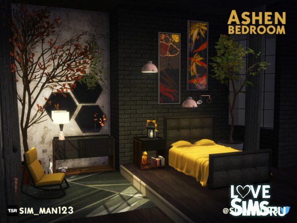 Спальня Ashen от sim_man123