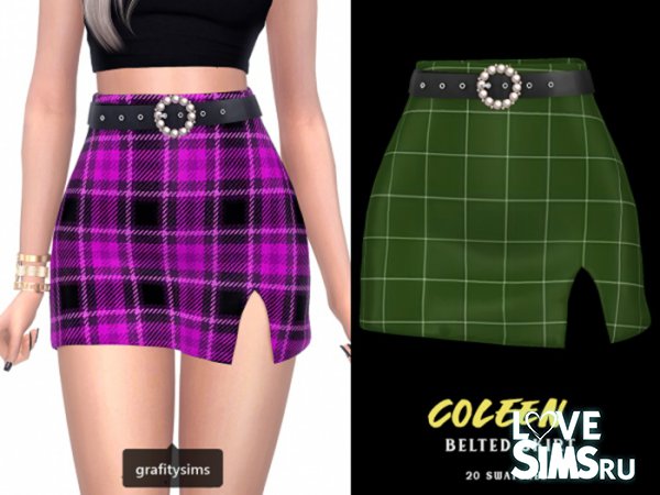 Юбка Coleen belted skirt