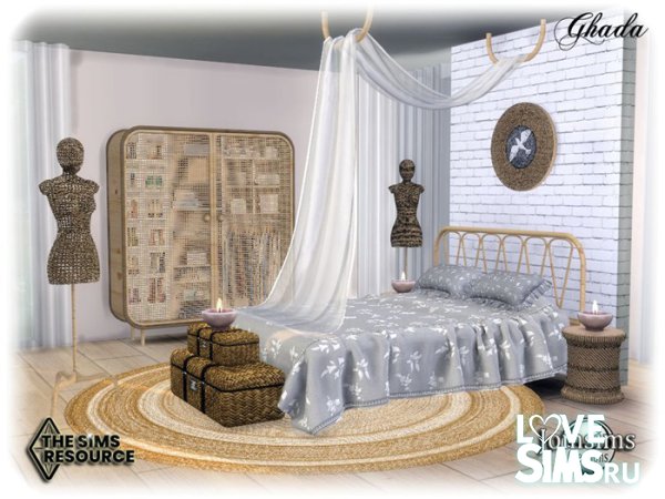 Спальня Ghada от jomsims