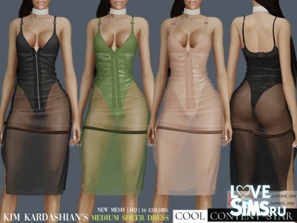 Платье Kim Kardashian's sheer dress