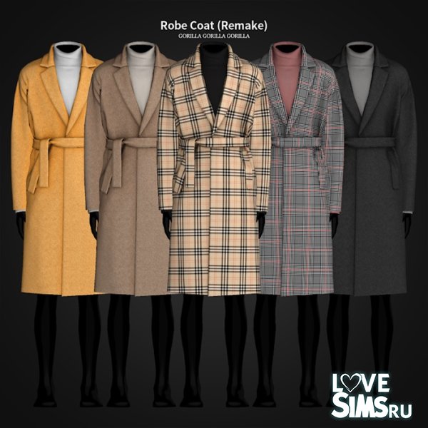 Мужское пальто Robe Coat (Remake)