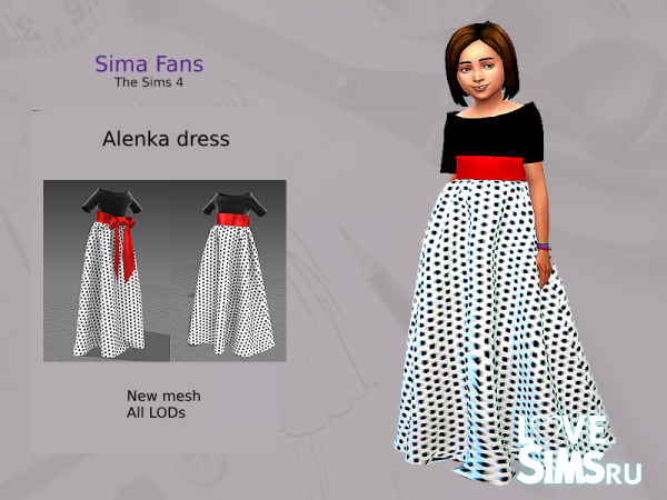 Платье Аленка/Alenka Dress by Sima Fans