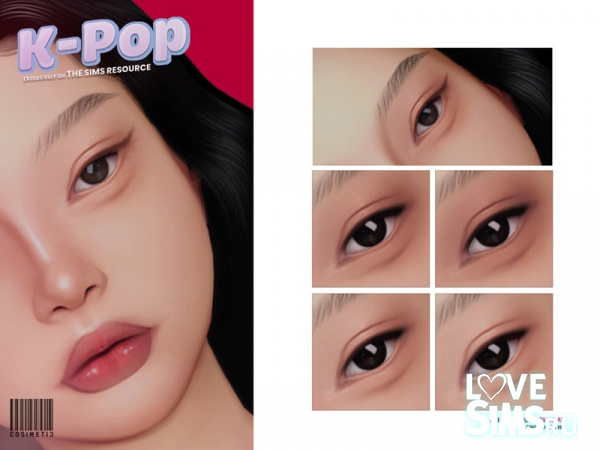 Азиатские веки K-POP Asian Eyelids