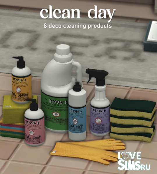 Моющие средства Clean Day