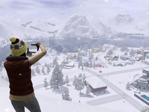 Зимние скриншоты The Sims 3 Времена Года
