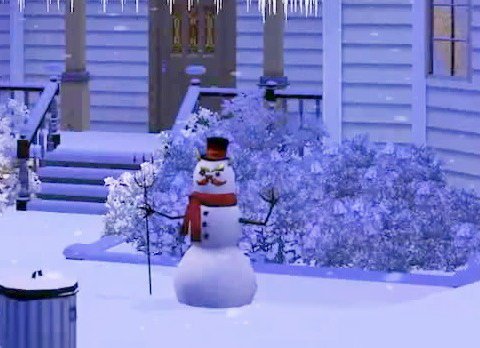 Злой снеговик в The Sims 3 Времена Года