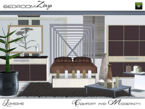 Спальня Modern Bedroom Zinzo