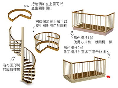 Basic Spiral Stairs от Balcony