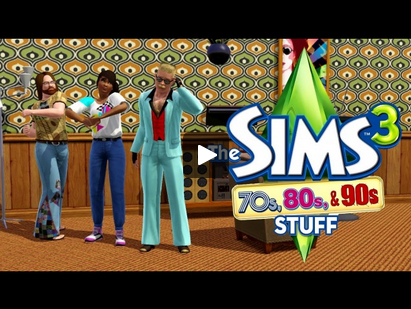 Обзор игры The Sims 3 стильные 70-е 80-е 90 -е