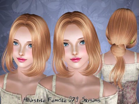 Прическа "Хвост из волос" от Skysims