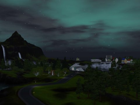 Анонсирован городок в The Sims 3 - Aurora Skies