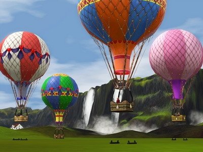 Воздушный шар - премиум-объект для The Sims 3 Аврора Скайс