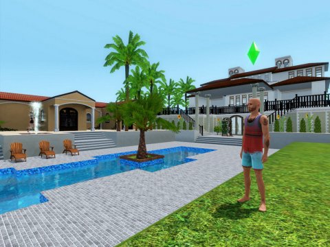 Первое изображение курорта в The Sims 3 Island Paradise