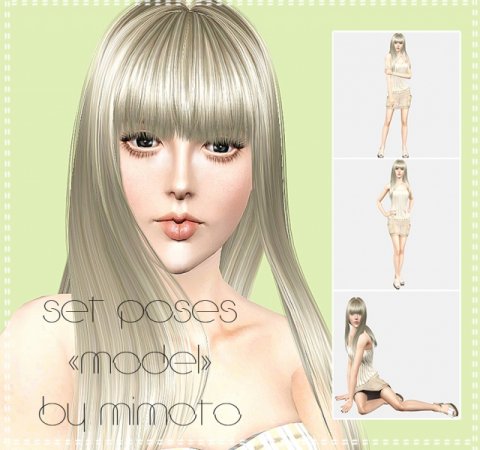Позы Model от Mimoto