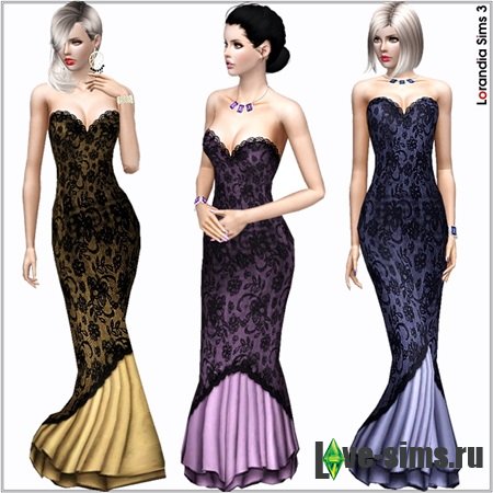 Платье Mermaid lace gown от Lore