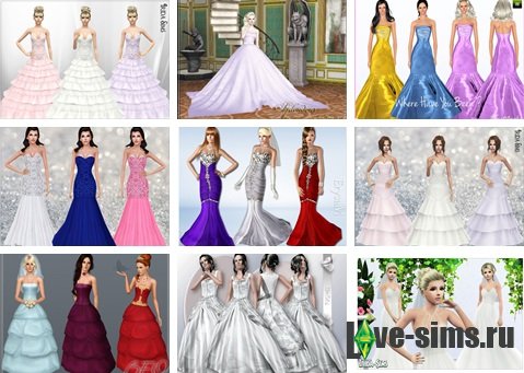 Collection of evening dresses part 4
