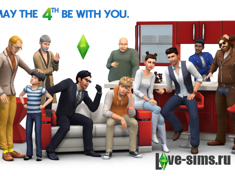 Новый The Sims 4 render (с ребенком!)