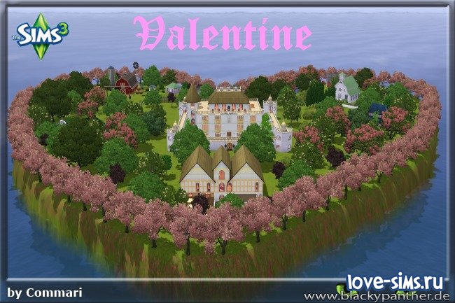 Cимс 3 город любви Valentine