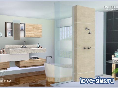 Liquid Room Bathroom Set by SIMcredible Designs