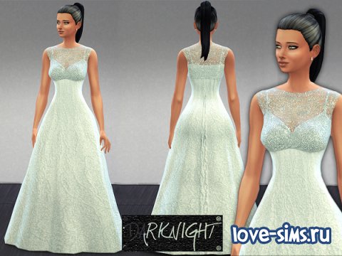Свадебное платье для sims 4