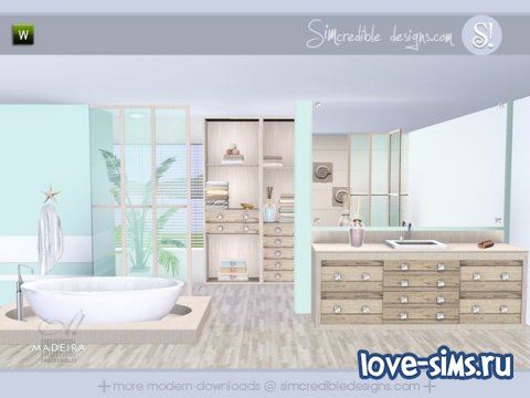 Мебель для ванной sims 3 от  SIMcredible