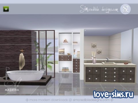 Мебель для ванной sims 3 от  SIMcredible