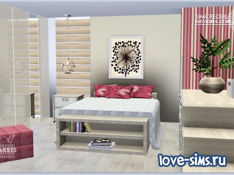Спальня Cassis bedroom sims 3